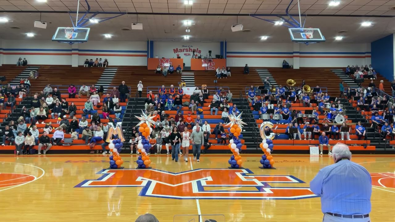 Marshall County High School - VB & VG Basketball Senior Night 2-3-26