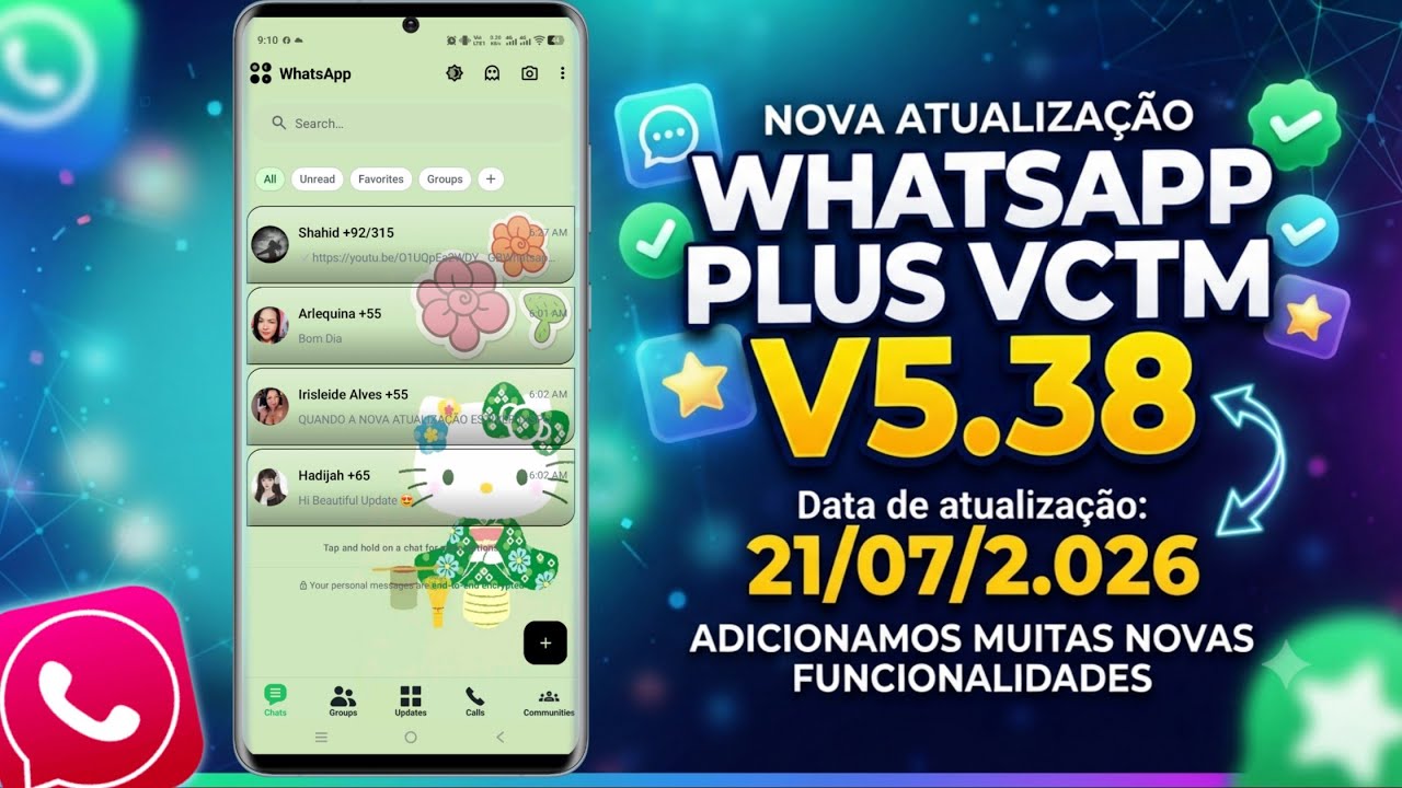 ВЫШЕЛ! Новый WhatsApp Plus VCTM V5.38 😱 Лучший обновленный мод с прямой ссылкой!