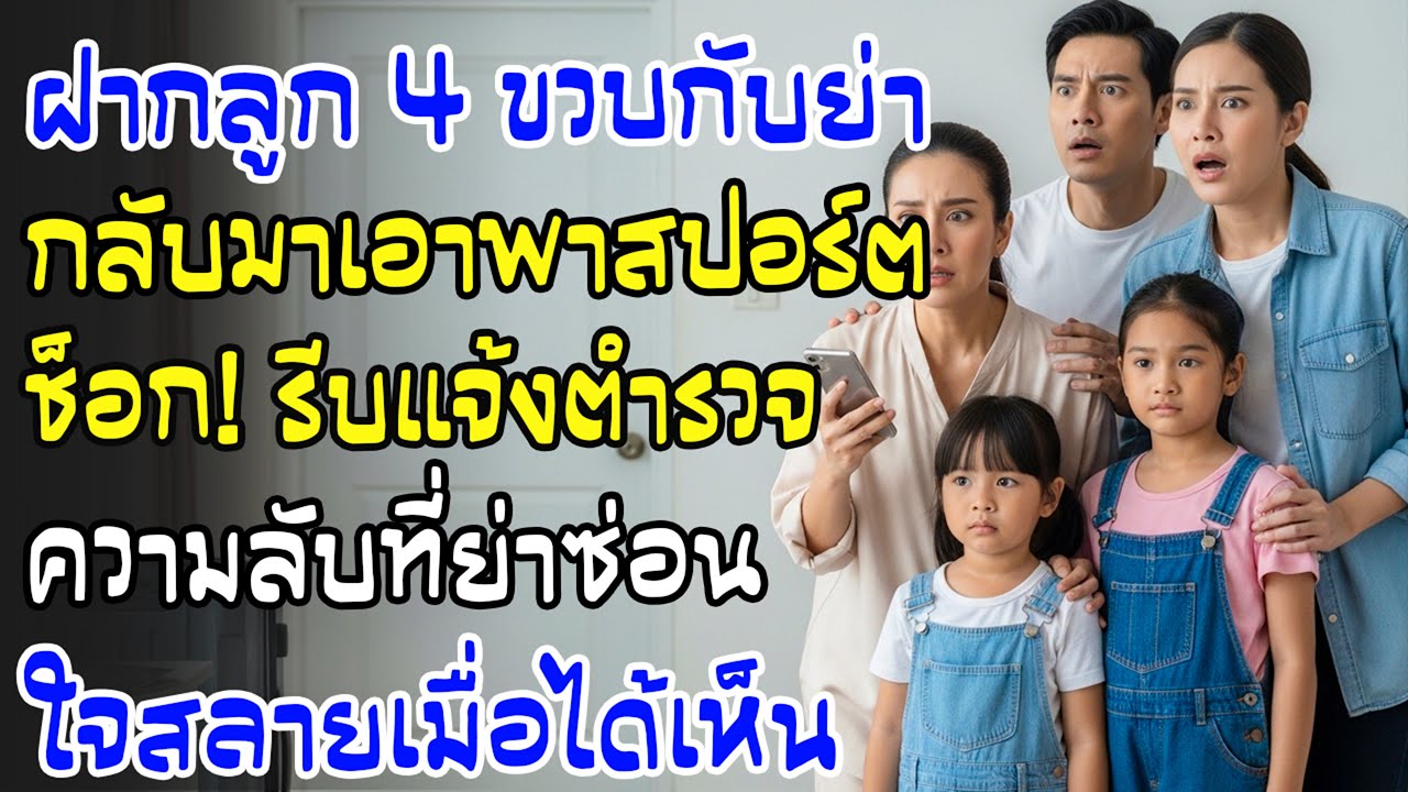 ฝากลูก 4 ขวบกับแม่สามี กลับมาเอาพาสปอร์ต—ภาพตรงหน้าทำฉันโทรเรียกตำรวจทันที