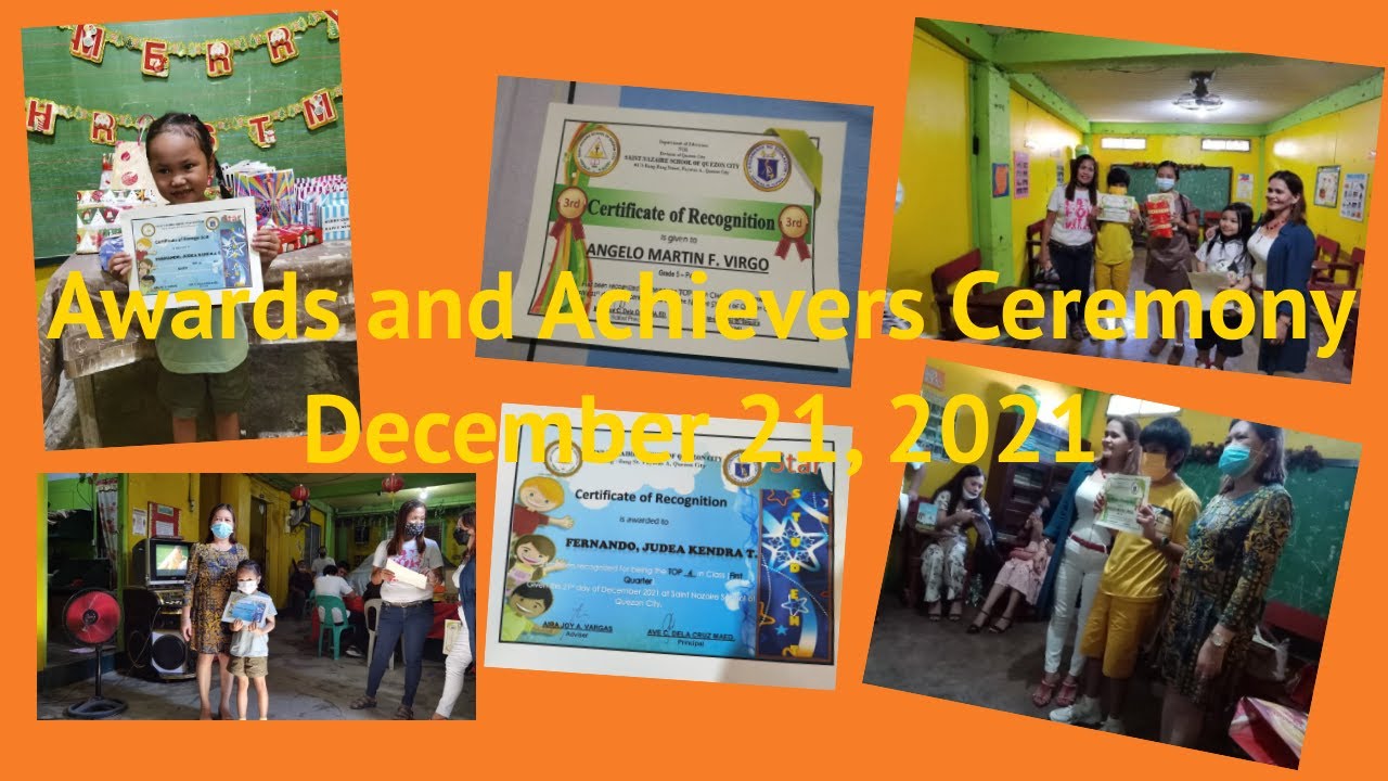 Jelo and Judea Awards and Achievers Ceremony  December 21, 2021 - SNSQC