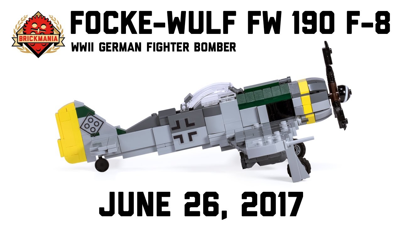 Focke-Wulf Fw 190 F-8 - Custom Military Lego