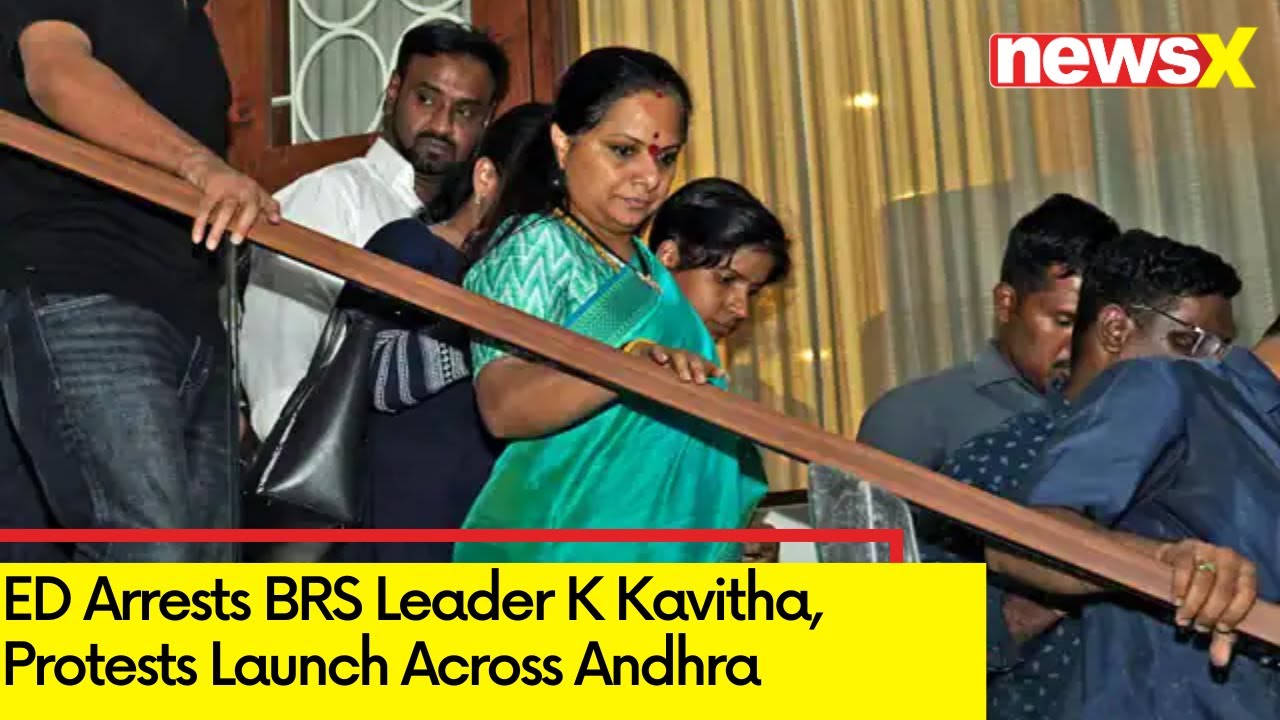 ED Arrests BRS Leader K Kavitha | Protests Launch Across Andhra | NewsX