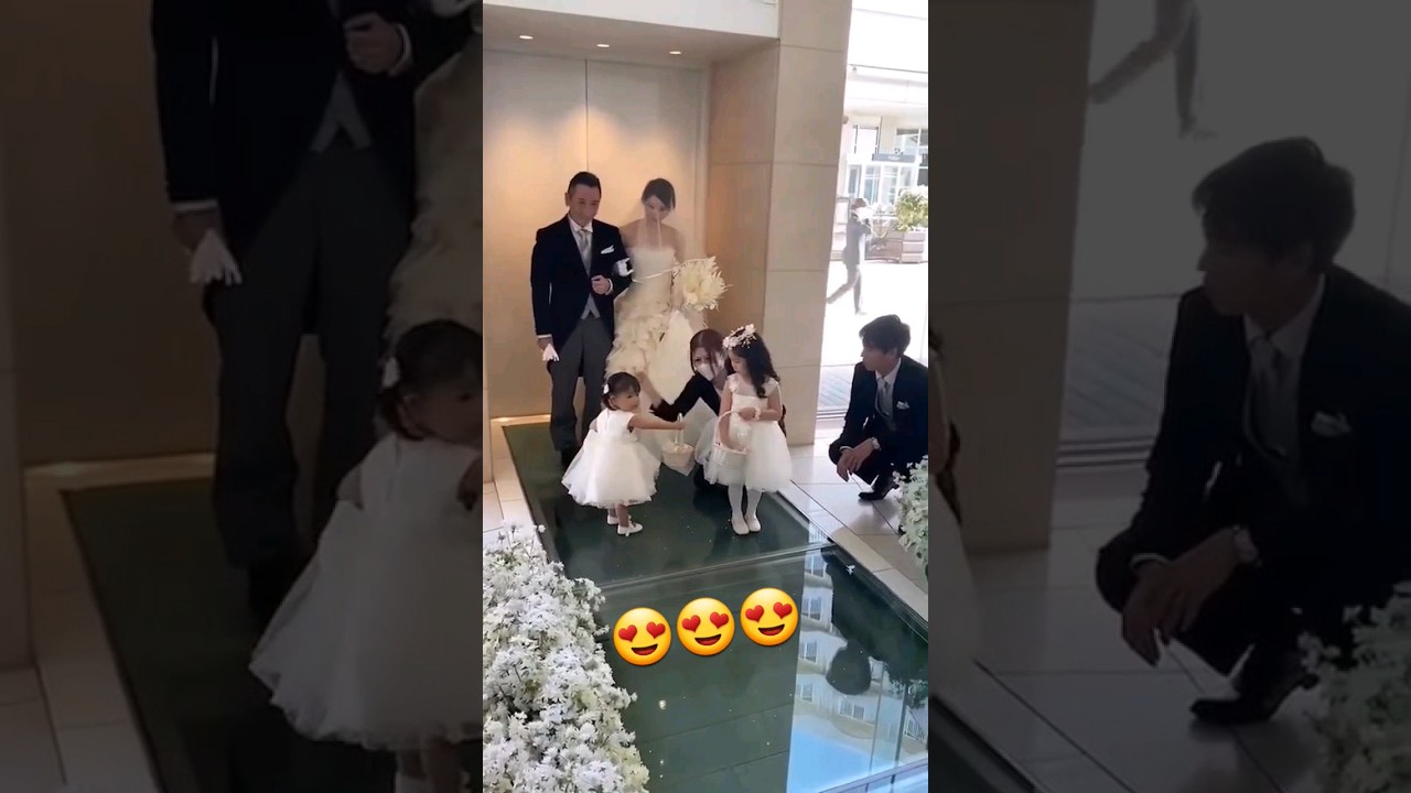 The cutest flower girl U'll see today! 😁 #wedding #youtubeshorts #kids #funny #shorts #viral #cute
