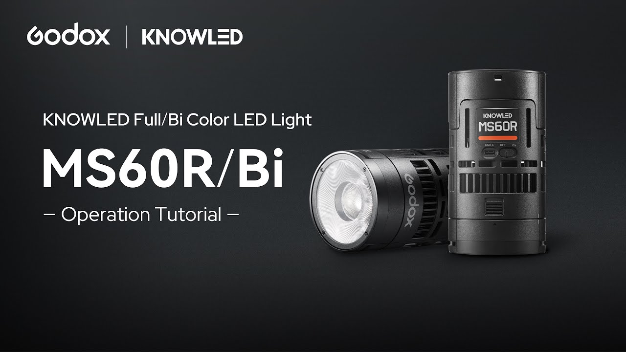 Operation Tutorial - MS60R/Bi KNOWLED Full/Bi Color LED Light