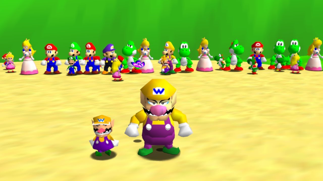 Super Mario 64 (17 Players) - Full Game 100% Walkthrough