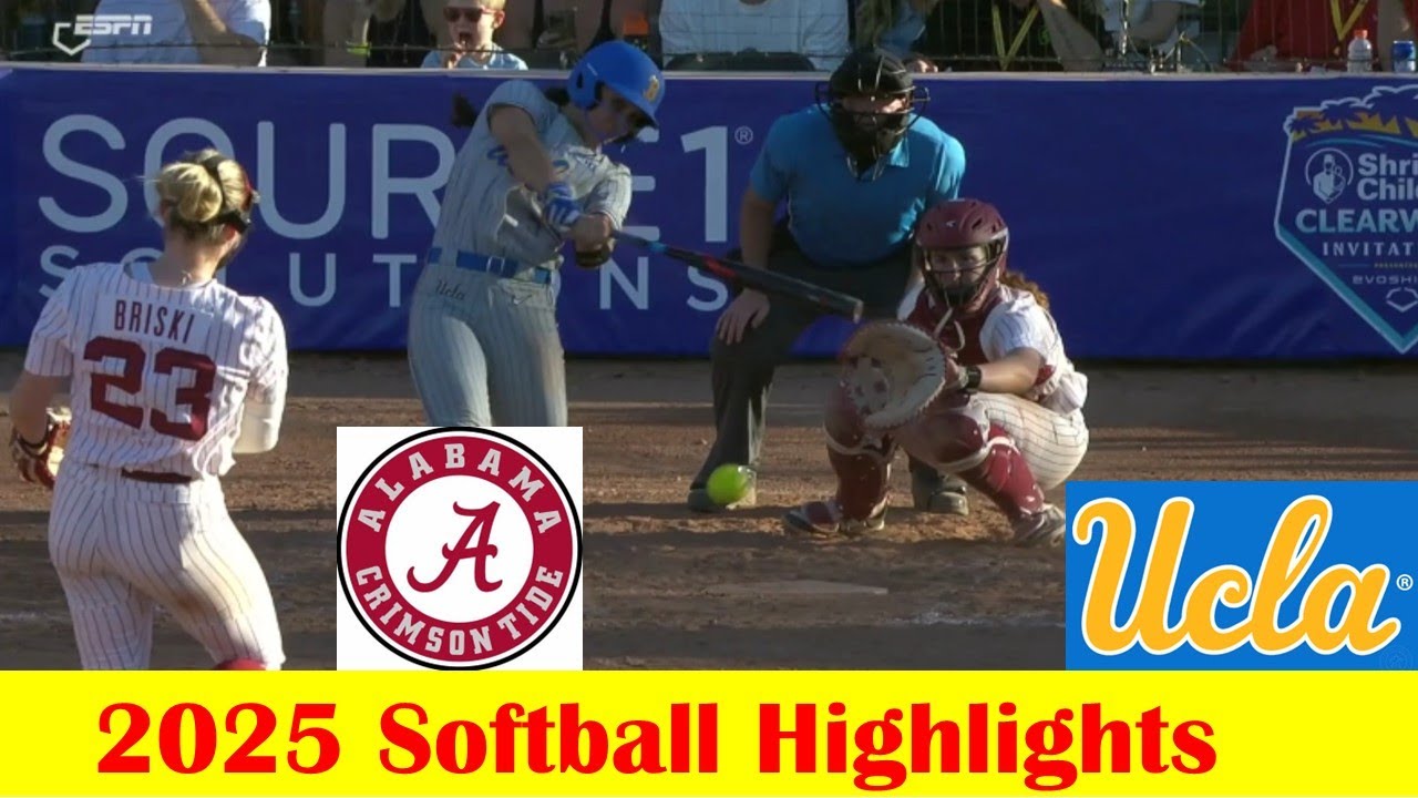 #4 UCLA vs #12 Alabama Softball Game Highlights 2 15 2025