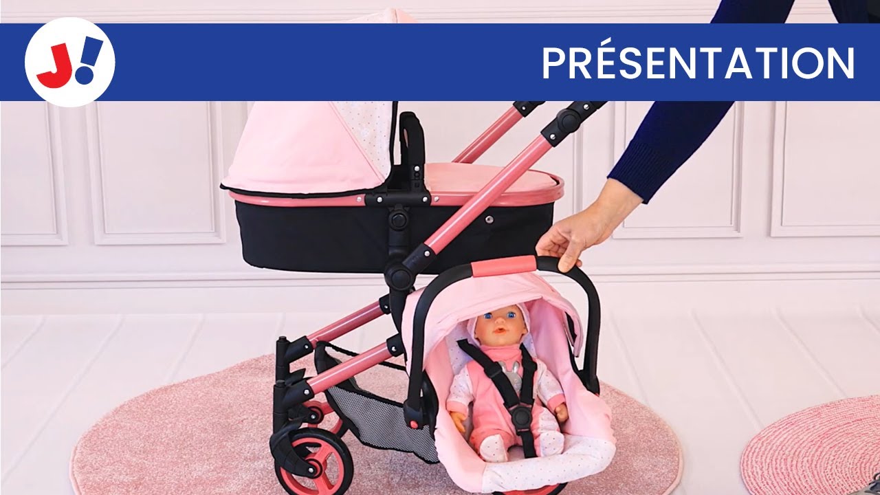 Landau de ville et siège auto bébé poupée - JouéClub
