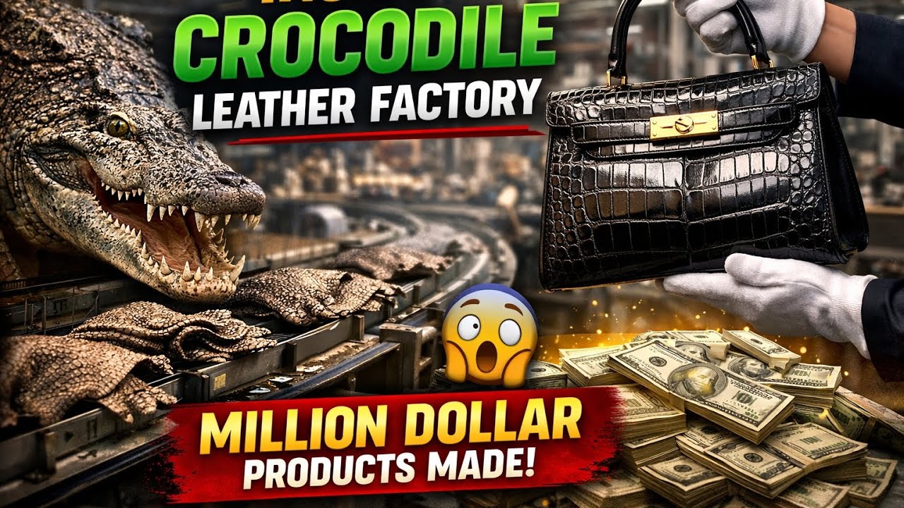 Dangerous Crocodiles to Luxury Brands 😳 | Full Process 