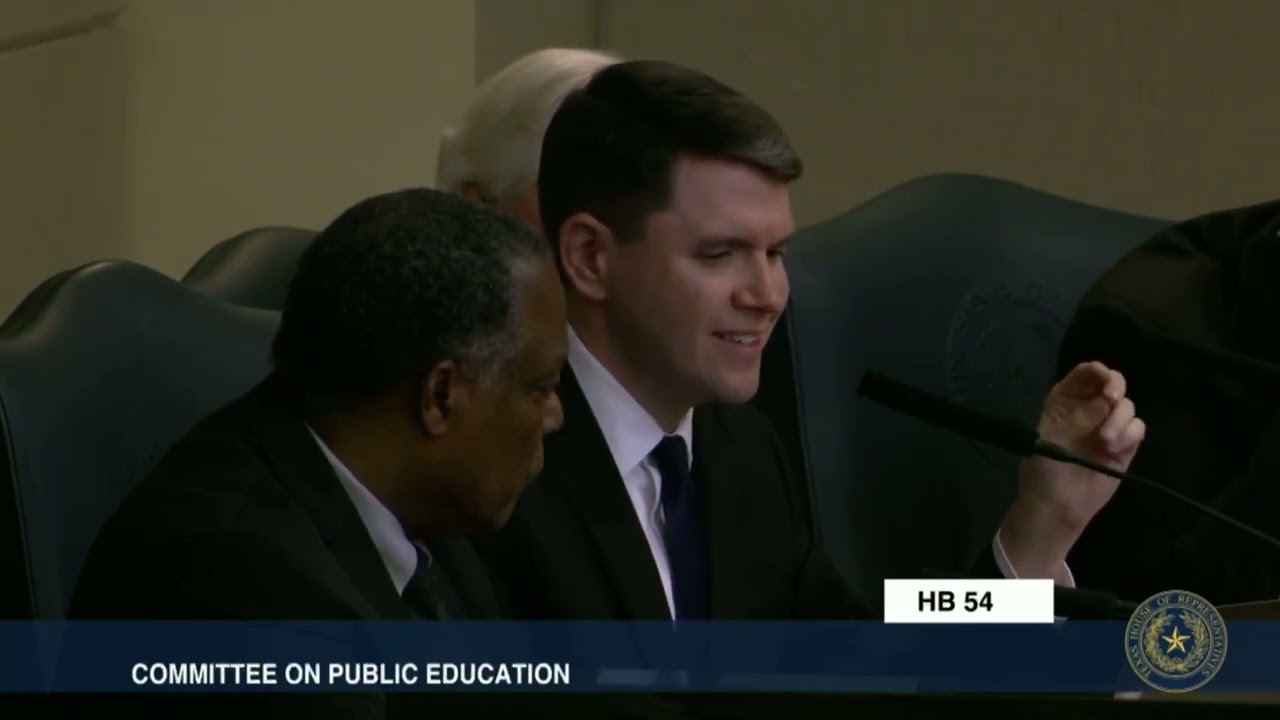 Rep. Talarico asks questions of Rep. Gerdes on the layout of HB 54, the F.U.R.R.I.E.S. Act