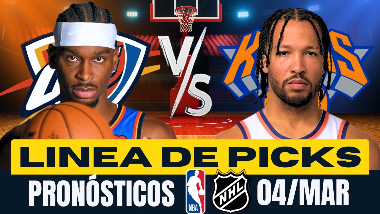 🔥🏀🏒 PRONÓSTICOS NBA Y NHL PARA HOY 04 MARZO 🤑 PARLAY GRATIS🔥