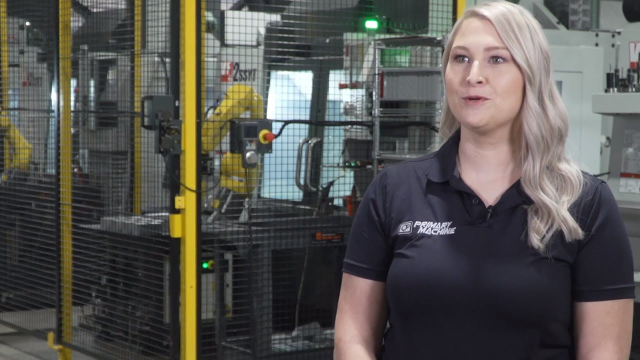 Running Lights-Out Triples Production at Primary Machine with Robot Tended Haas VMC's