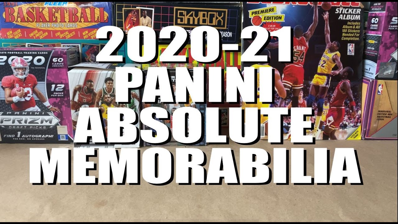 2020-21 Panini Absolute Memorabilia - Surprise hits and Rookie scores!