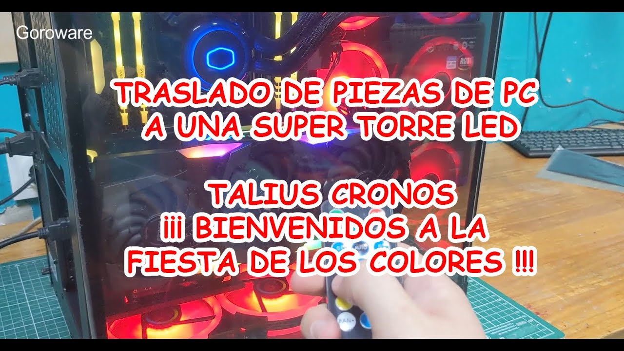 TALIUS CRONOS. TRASLADO DE PIEZAS PC A ESTA HERMOSA CAJA ATX