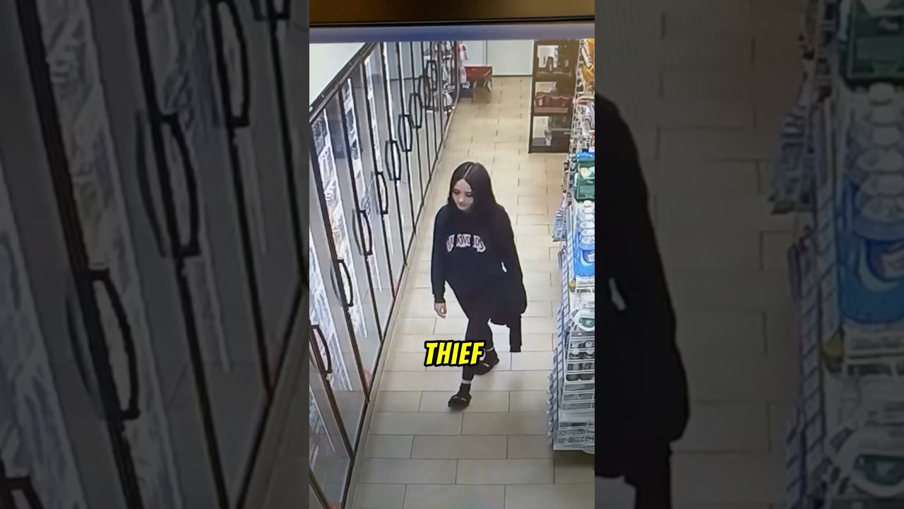 Innocent Young Thief Caught On CCTV 