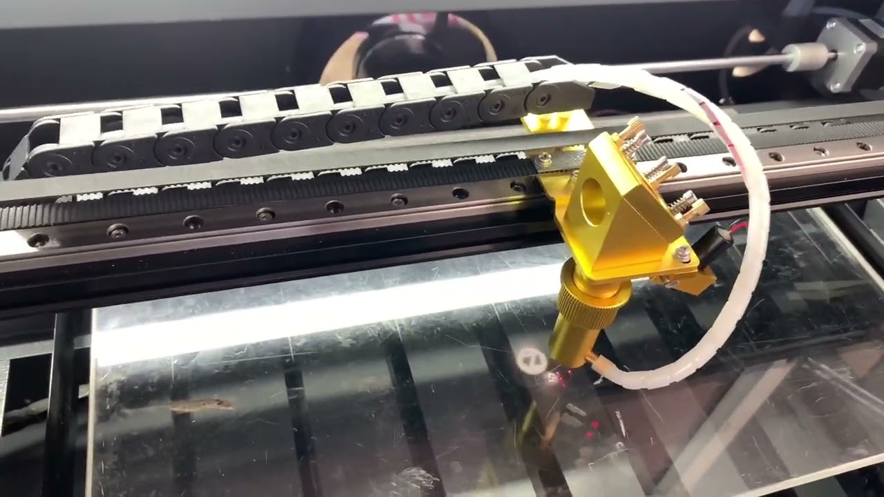 Corte ,Gravação e Marcação em Acrílico de 10mm  -CNC Laser ZL6040 - 60W