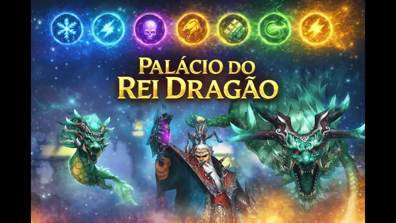🔥 Palácio do Rei Dragão [DUNGEON de GUILD] - Os segredos dos Elementos