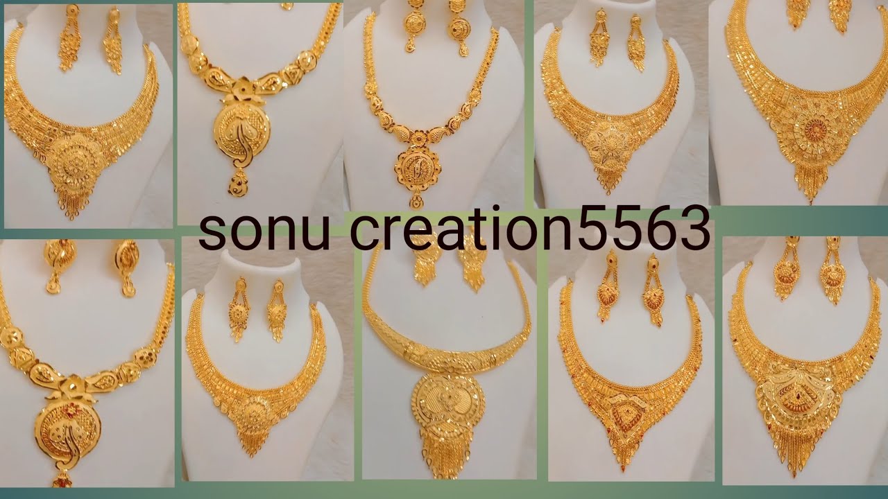 Lattest and medium necklace design // very Beautiful and medium range 