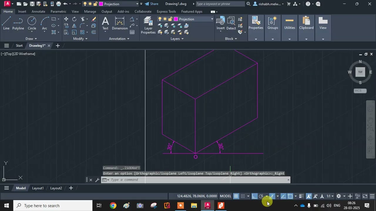 Isometric views practice Q5