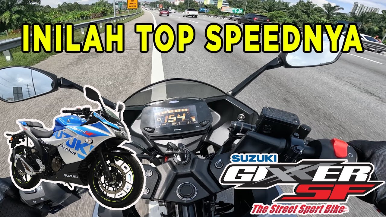 TOP SPEED SUZUKI GIXXER SF 250