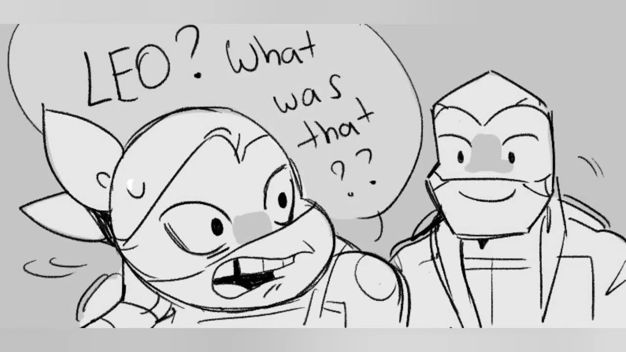 Leo is so cruel (ROTTMNT comic dub)