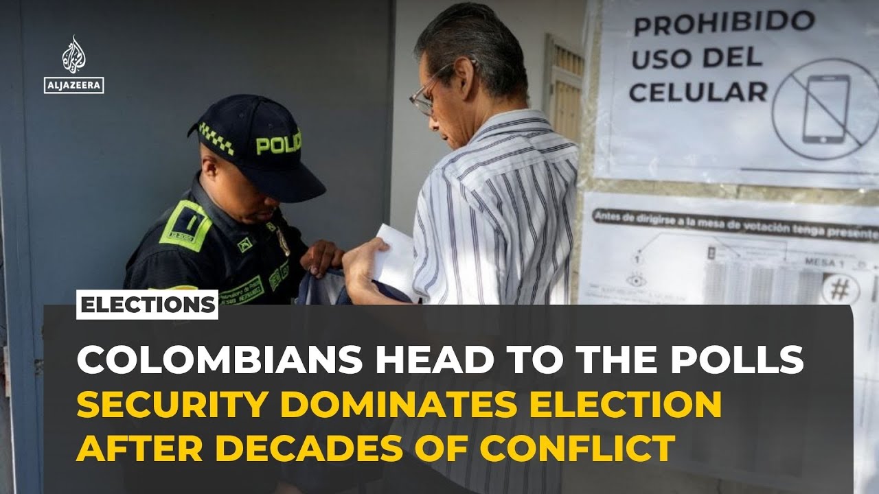 Colombians vote for president amid security fears and rival visions for peace