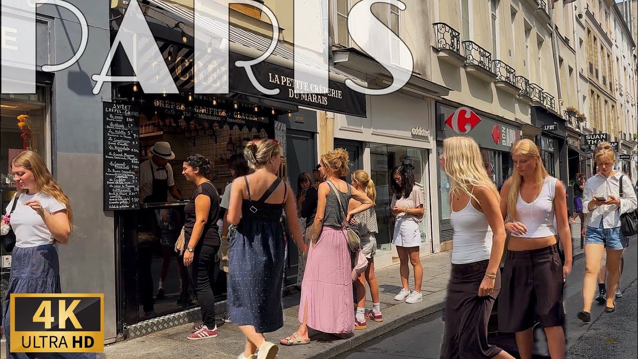 🇫🇷Paris 4K 120FPS Walking Tour] 2026 The Best Places You Must Visit in Paris   08/August/2026