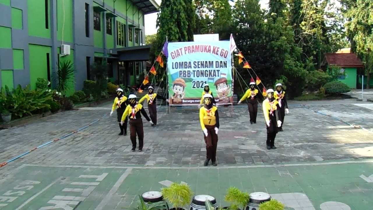 07. SMPN 2 BANGSAL - Lomba Senam Pramuka Gugus Depan