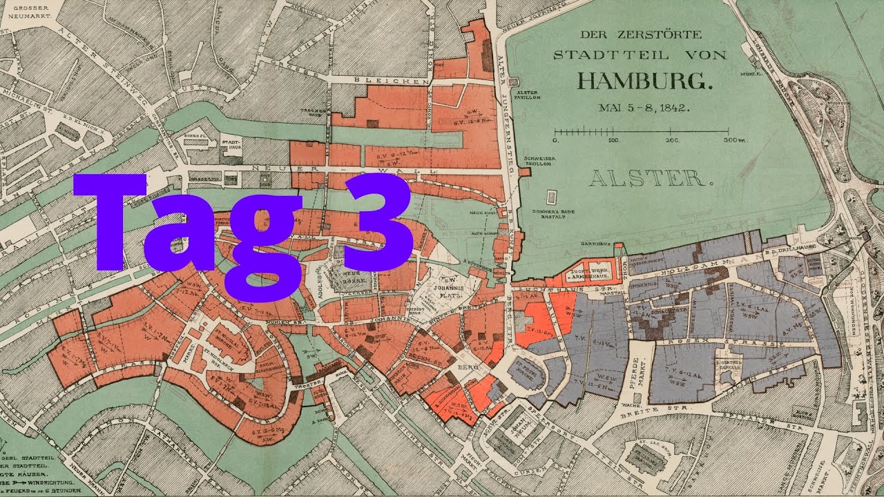 Großer Brand 1842 Tag 3 - Flammenmeer Hamburg