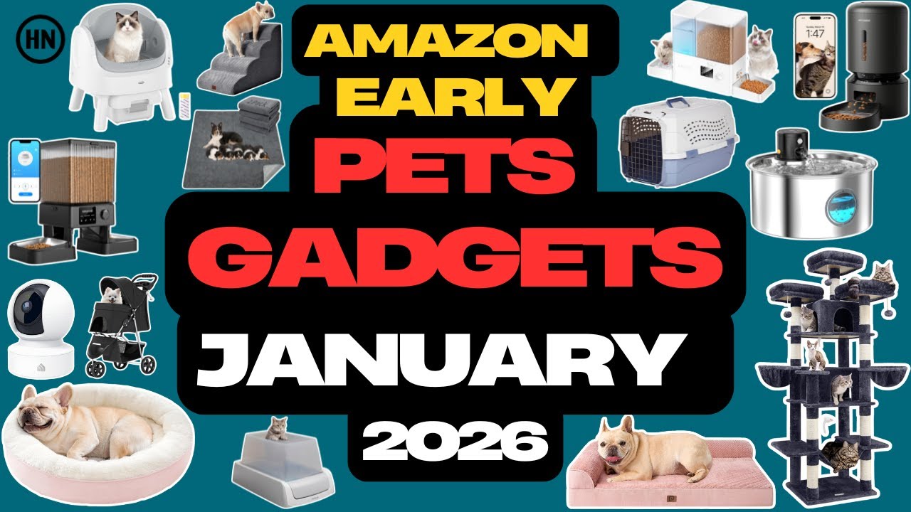 20 Early Amazon Pets Gadgets Deals Worth Buying In January 2026 | Up To 80% | HN Finds