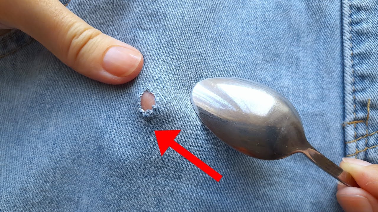 🌸 Viral Jeans Embroidery Hack to Fix Any Hole Every Girl Should Know!