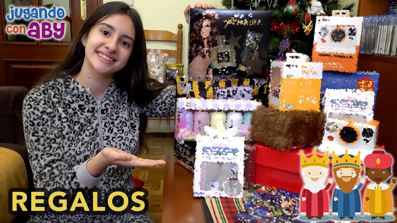 ABY abriendo sus REGALOS DE REYES MAGOS 🎁🎁 ¿Me traen carbón?