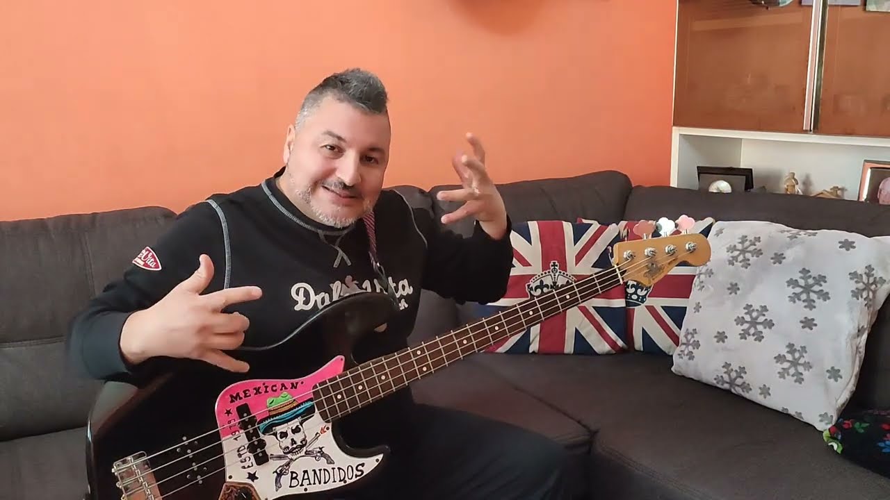 Tutorial line bass Lunedì Vasco con  fender jazz mex