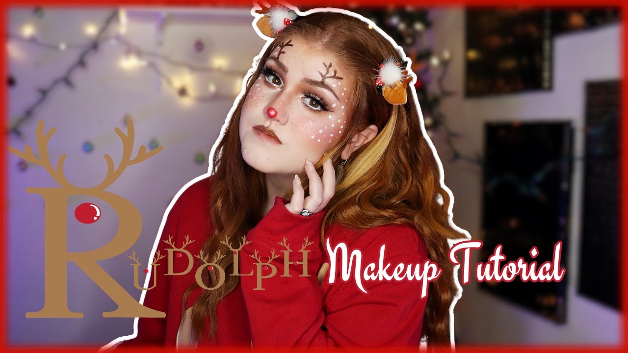 Rudolph The Red-Nosed Reindeer Makeup Tutorial | 25 Days of Christmas