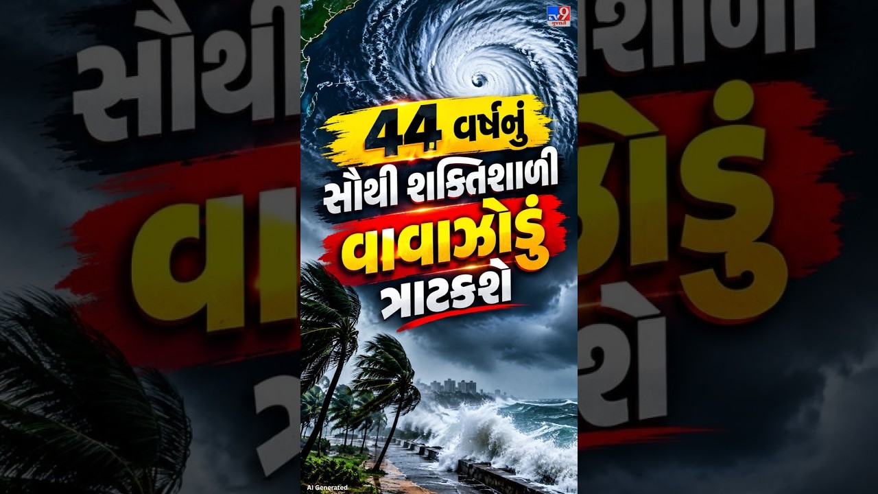 44 વર્ષનું સૌથી શક્તિશાળી વાવાઝોડું ત્રાટકશે | Gujarat | TV9Gujarati