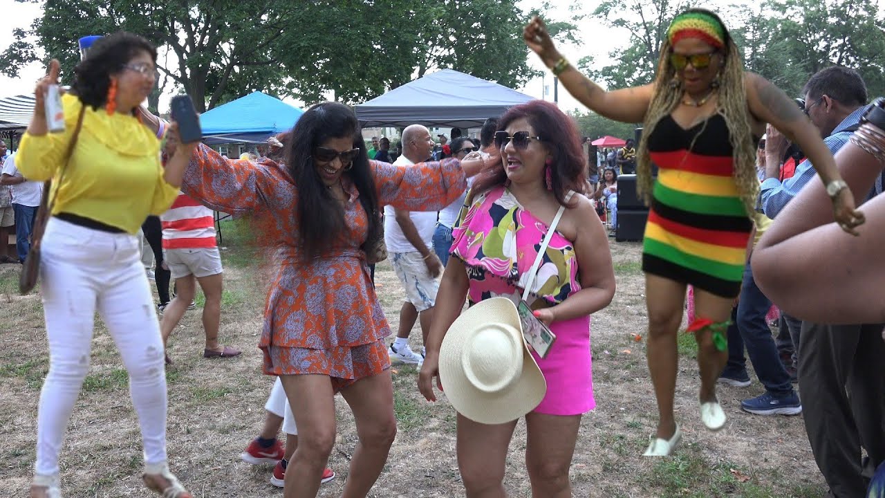 GUYANESE DANCING EVERYWHERE IN THE PARK- Albion Reunion..2025