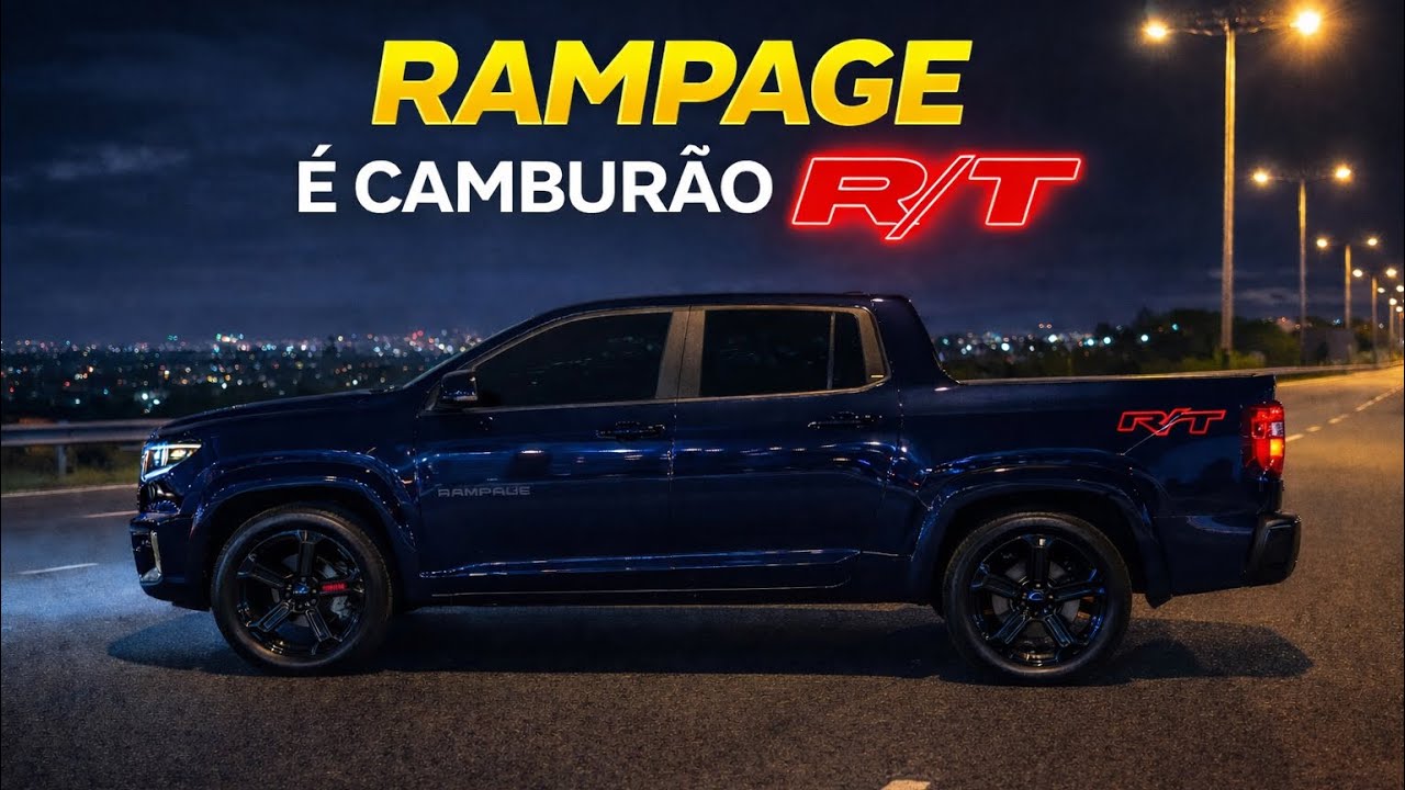 🔥 CAMBURÃO na Estrada RAM Rampage R/T 2.0 T 2025 l Teste de Longa Duração