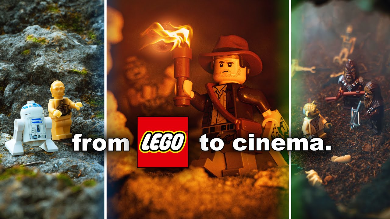 Я устроил фотопрогулку с конструктором LEGO Star Wars и Indiana Jones.