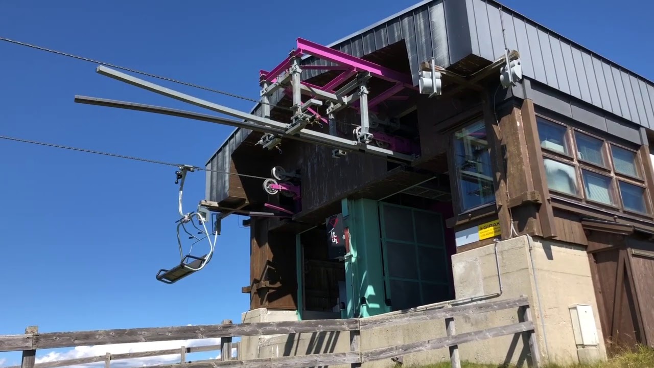 Die Aineckbahn am Katschberg | Sommerseilbahn | 3er-KSB | Mitfahrt | 2020