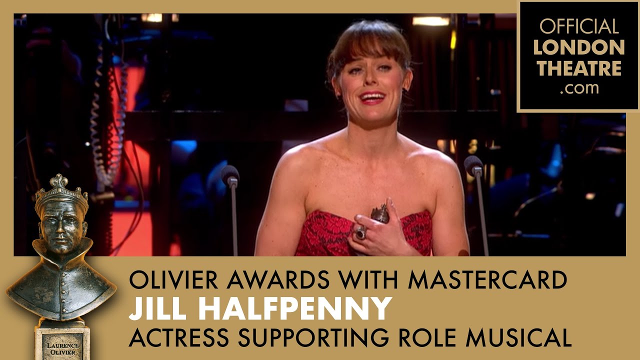 Jill Halfpenny wins Best Supporting Role in a Musical  | Olivier Awards 2011 with Mastercard