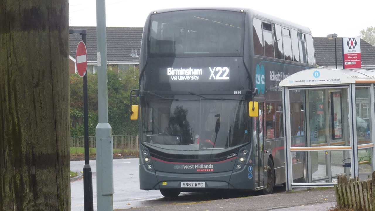 Bus Route  X22  to Woodgate