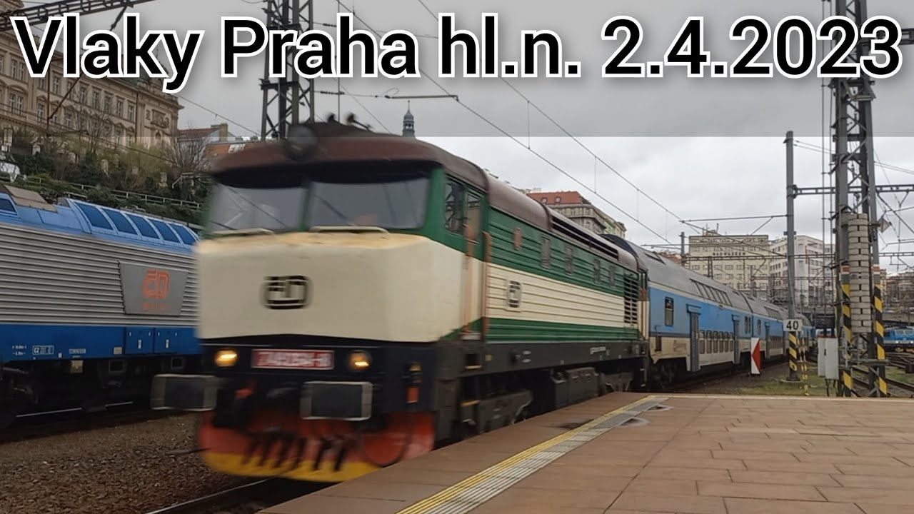 Vlaky Praha hl.n. 2.4.2023