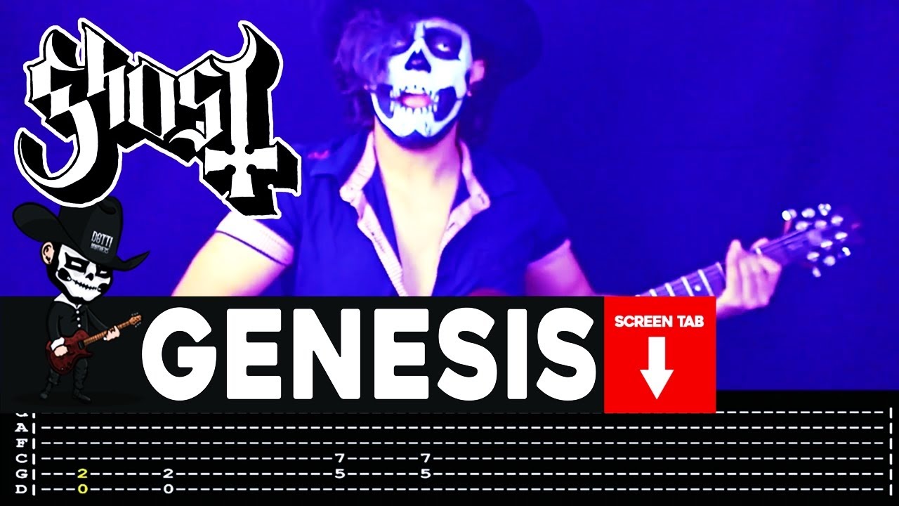 【GHOST】[ Genesis ] cover by Masuka | LESSON | GUITAR TAB