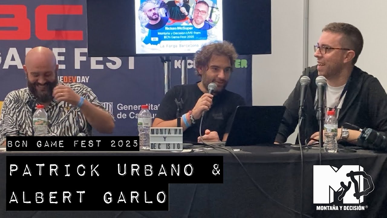 PATRICK URBANO i ALBERT GARLO en DIRECTE! des de BCN GAME FEST 2025 - MYD #137