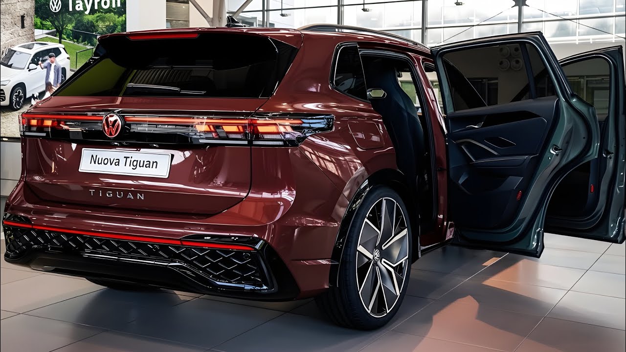 Volkswagen Tiguan R-Line 2026 – Uma fera turbo de 265 cv com interior premium.