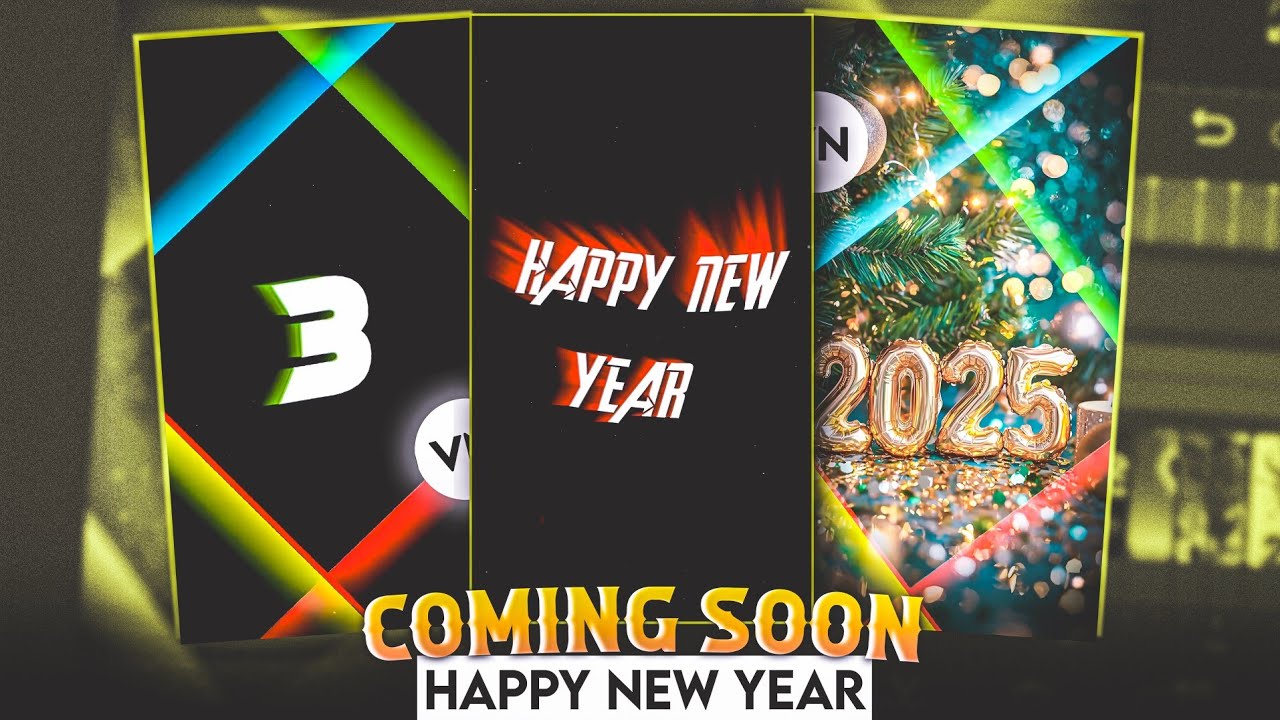 Happy New Year Coming Soon Video Editing In Vn App | 2025 New Year Video Editing