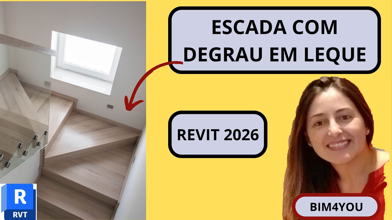 Como Modelar Escada em L com Degrau em Leque no Revit: Passo a Passo Completo com BIM4You