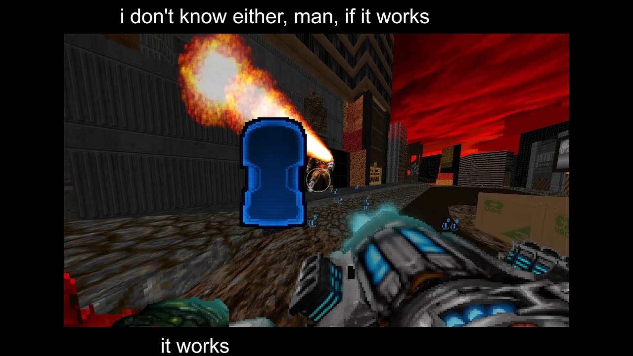 When the chaingun shield works (sorta) in EOA Eternal