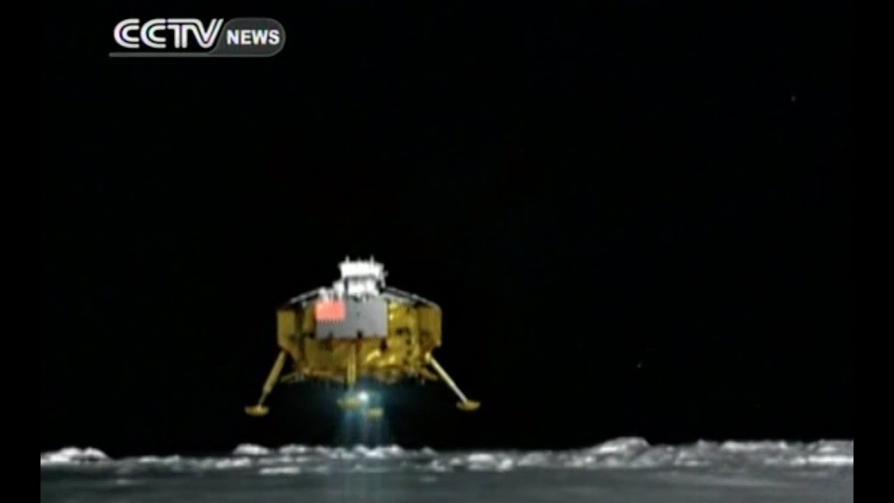 China's first controlled extra-terrestrial landing to the moon