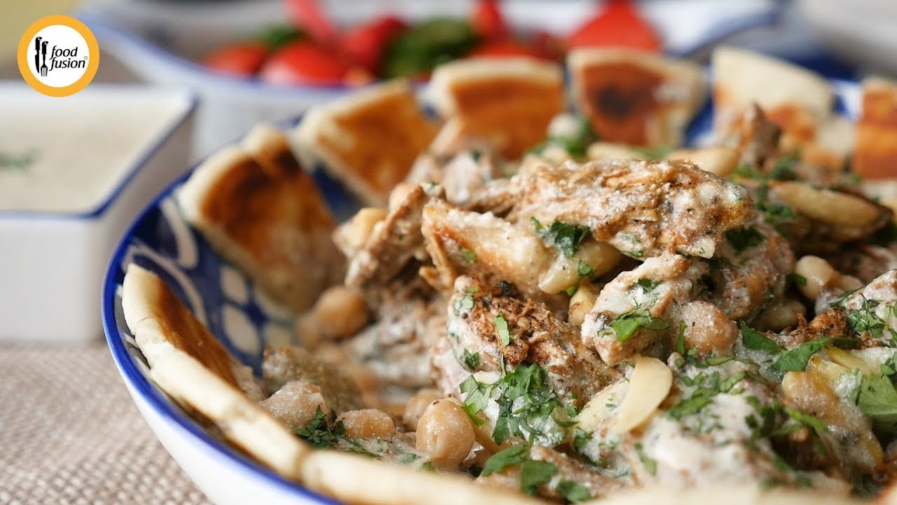 Lebanese Chicken Fatteh Recipe By Food Fusion