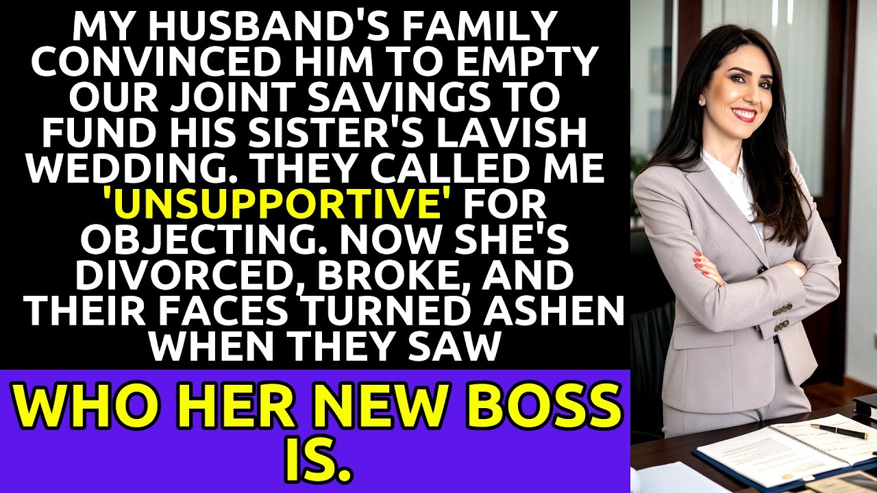 My Husband Drained Our Savings For His Sister’s Wedding—Now I’m Her Boss